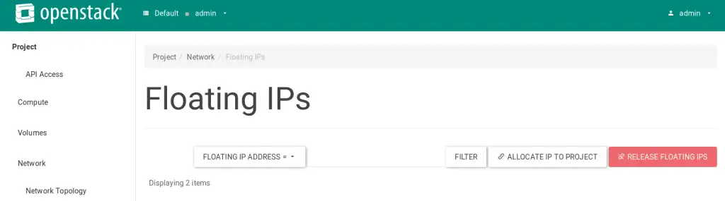 How To Assign a Floating IP Address to an Instance in OpenStack 2 openstack use floating ip 02