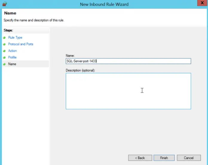 How To open a port in Windows Server Firewall