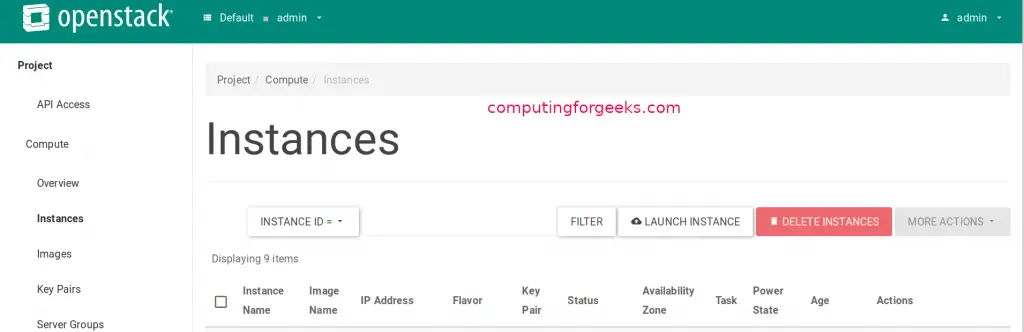 How To Create CentOS 8 KVM Image Template on OpenStack 2 create centos 8 openstack template 01