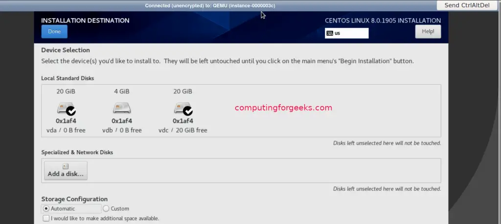 How To Create CentOS 8 KVM Image Template on OpenStack 11 create centos 8 openstack template 10