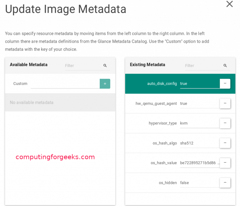 create centos 8 openstack template 22