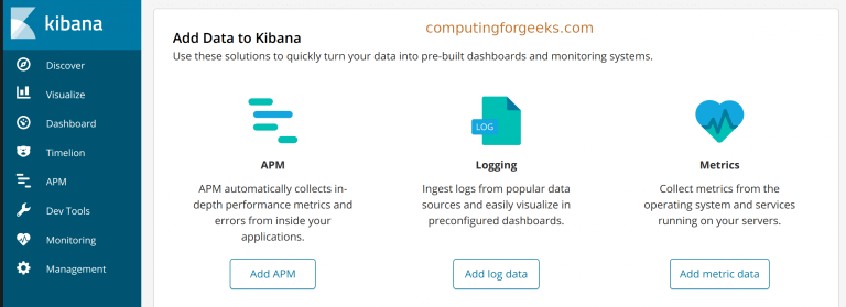 elasticsearch kibana 7 on centos