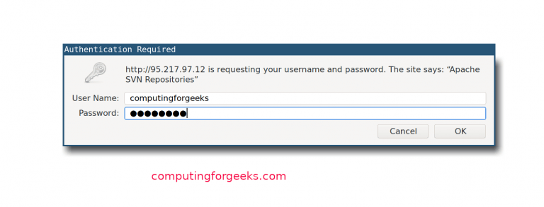 install apache svn centos rhel 02