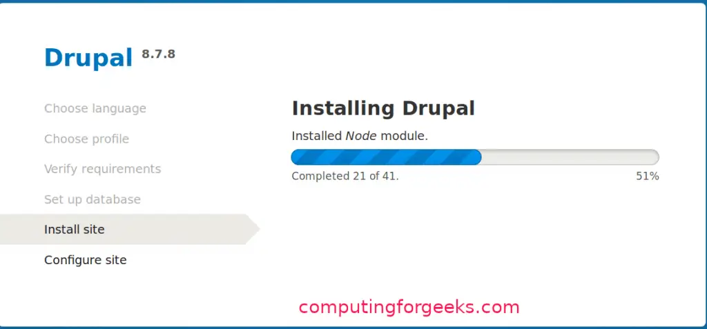 Install and Configure Drupal 8 on CentOS 8 / RHEL 8 4 install drupal 8 debian 10