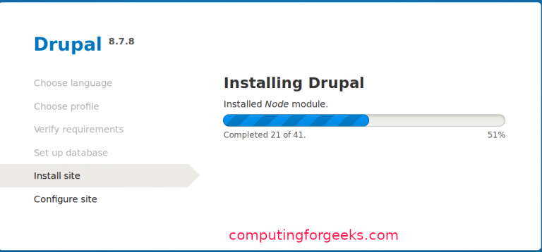 install drupal debian 10 05
