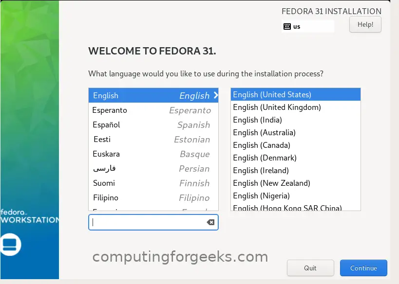 How To Install Fedora 31 - Step by Step With Screenshots 13 install fed 31 05