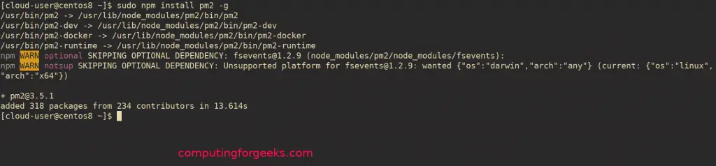 Install and Configure Ghost CMS on CentOS 8 / RHEL 8 1 install ghost cms centos 8 01
