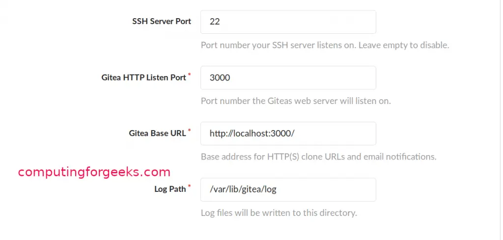 Install Gitea Git service on Debian 10 (Buster) 4 install gitea debian 10 03