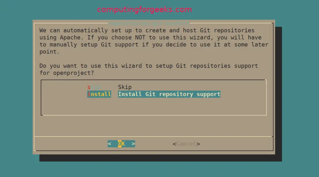 Install OpenProject on Ubuntu 20.04|18.04|16.04 7 install openproject debian 10 07