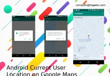 Android Current User Location