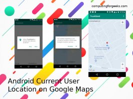 Android Current User Location