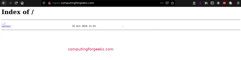 How To Create CentOS 8 Local Repository Mirrors With Rsync & Nginx 3 centos8 local repositories