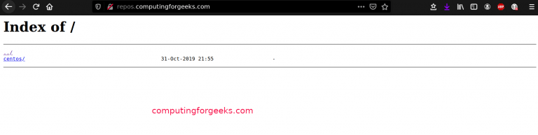 centos8 local repositories
