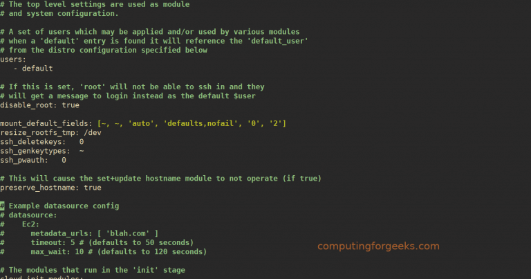 change openstack aws server hostname