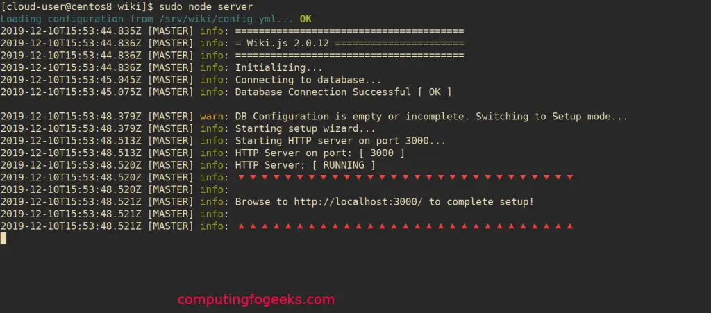 How To Install Wiki.js on CentOS 8 1 install wikijs centos 8 01