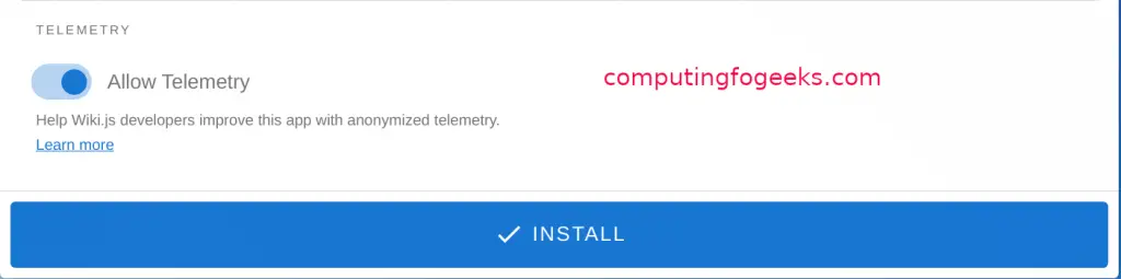 How To Install Wiki.js on CentOS 8 4 install wikijs centos 8 04