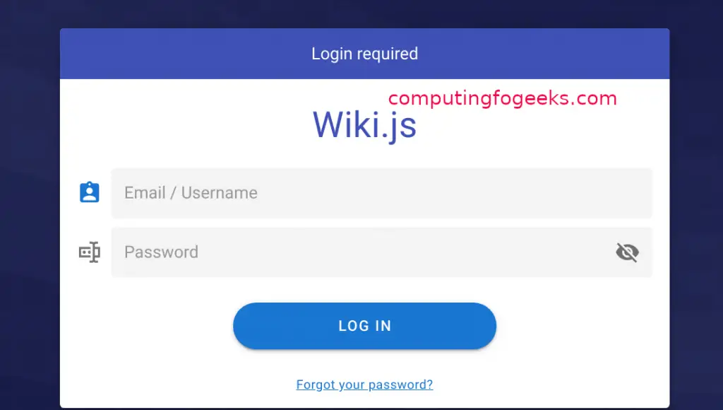 How To Install Wiki.js on CentOS 8 6 install wikijs centos 8 06
