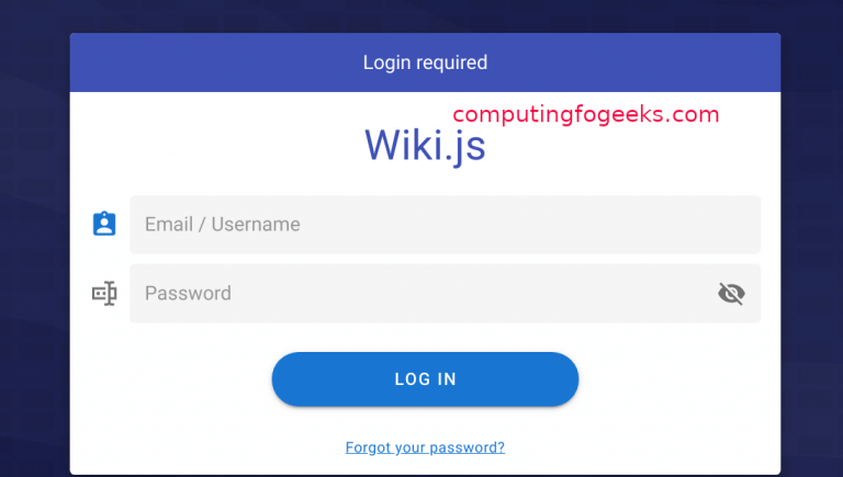 install wikijs centos 8 06