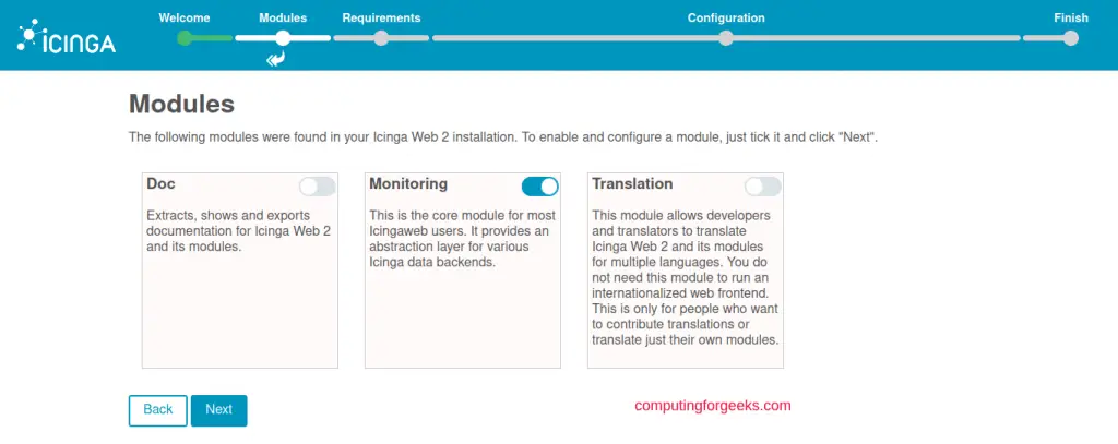 How To Install Icinga Web 2 on CentOS 8 / RHEL 8 2 setup icinga web 2 centos rhel 8 02