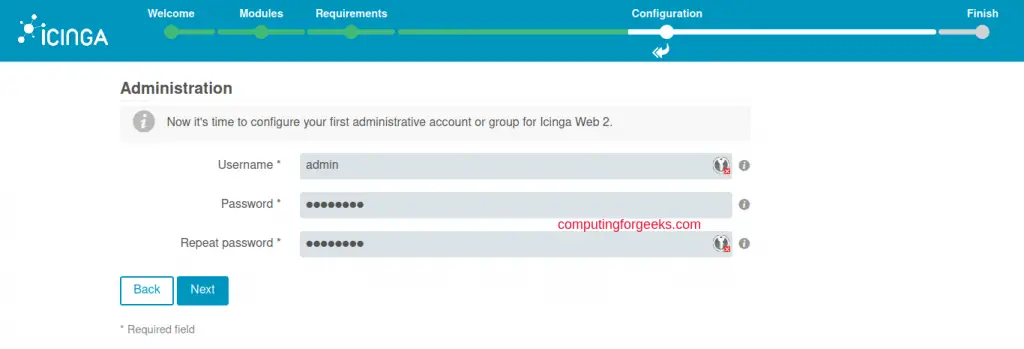 How To Install Icinga Web 2 on CentOS 8 / RHEL 8 6 setup icinga web 2 centos rhel 8 06