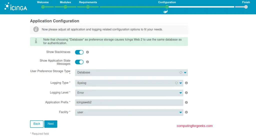 How To Install Icinga Web 2 on CentOS 8 / RHEL 8 7 setup icinga web 2 centos rhel 8 07