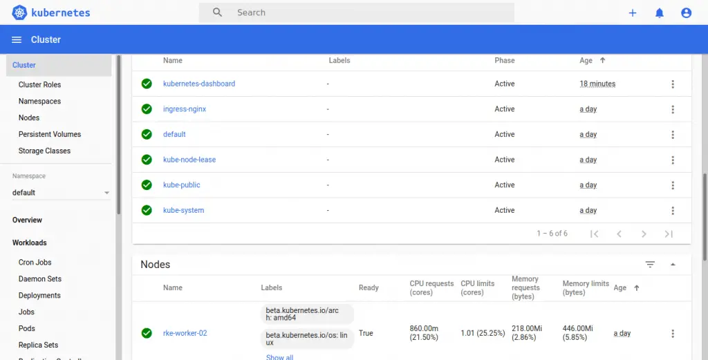 How To Install Kubernetes Dashboard with NodePort 2 install kubernetes dashboard 02