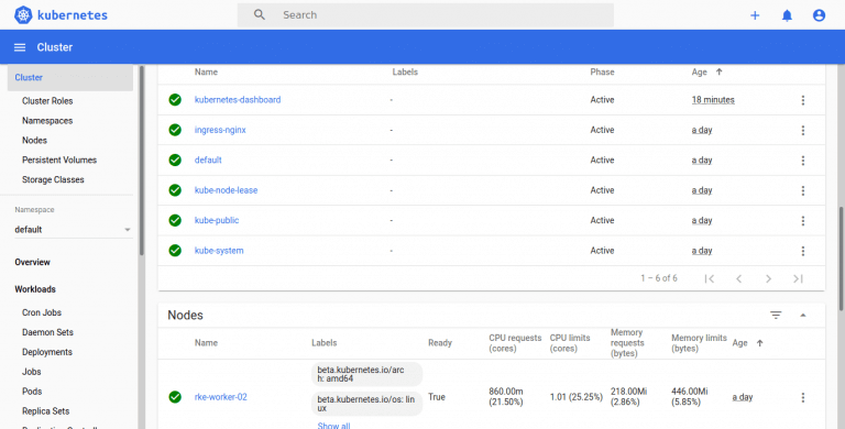 install kubernetes dashboard 02