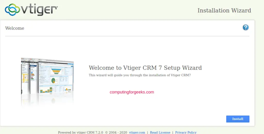 How To Install vTiger CRM on CentOS 8 Linux 1 install vtigercrm centos linux 01