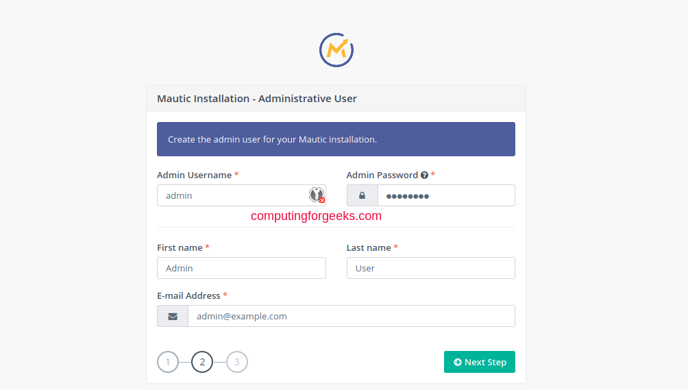 Install Mautic Marketing & CRM Software on CentOS 7 3 mautic installation centos 03