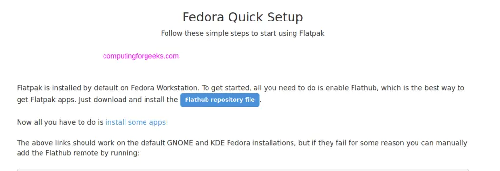 Manage Packages on Fedora Silverblue with Toolbox, rpm-ostree & Flatpak 1 setup flatpak fedora