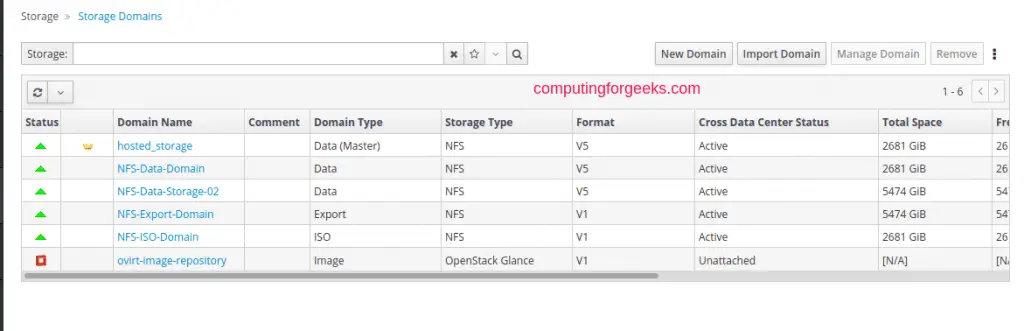 How To Add NFS Data, ISO and Export Storage Domain to oVirt / RHEV 6 setup ovirt nfs storage 06