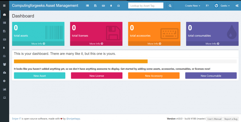 snipe browser 4 dashboard