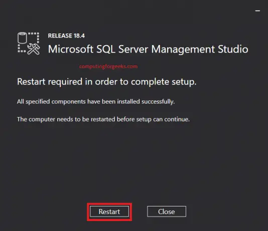 Install and Configure SQL Server Management Studio 18.4 on Windows 10 ...