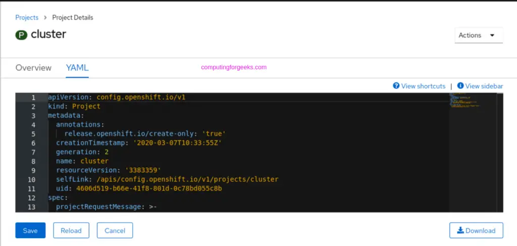 Prevent Users from Creating Projects in OpenShift / OKD Cluster 3 openshift prevent users from creating projects 03