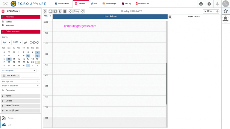 Install EGroupware CE CentOS Linux 02