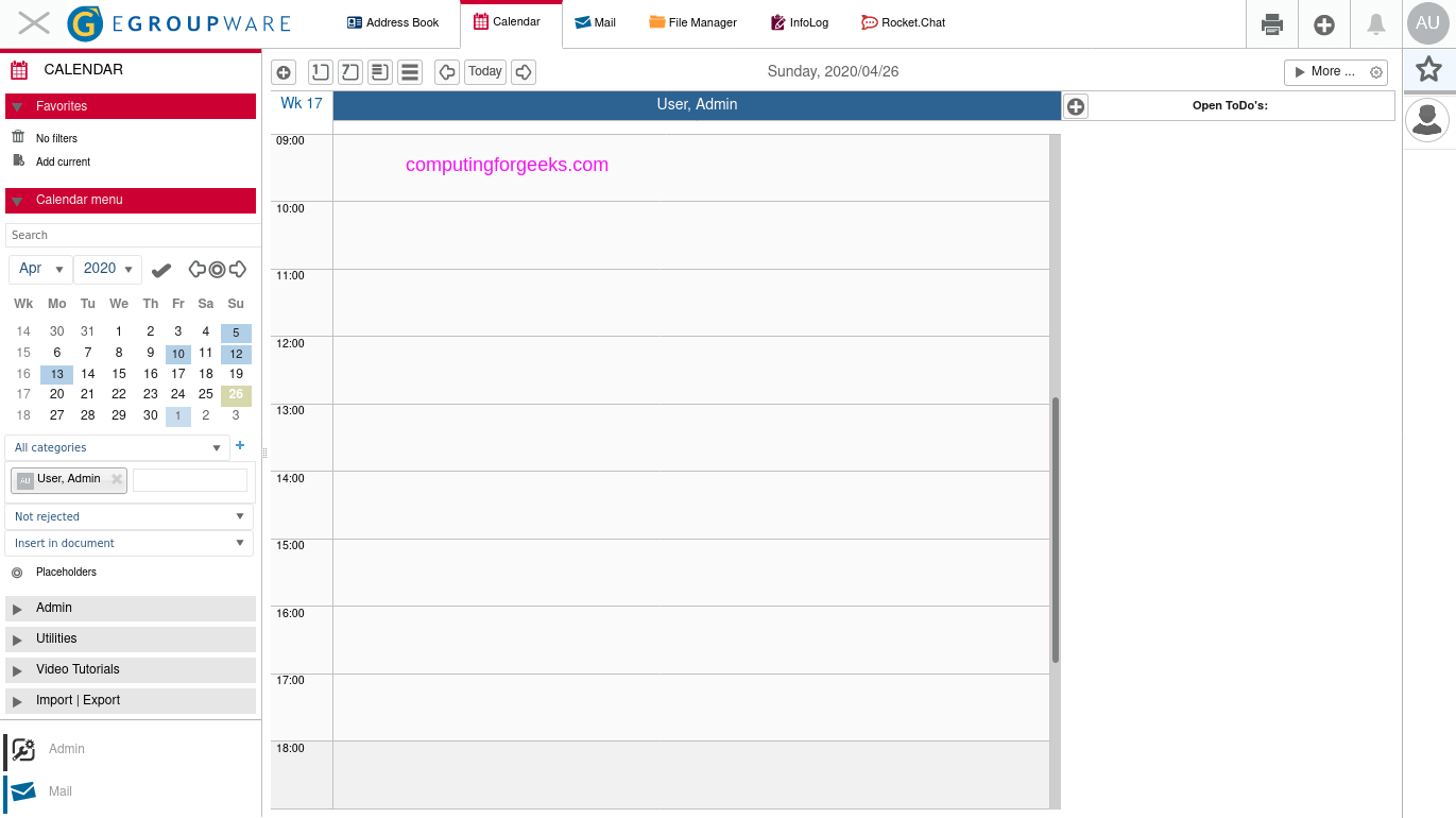 How To Install EGroupware on Ubuntu 20.04|18.04 & Debian 10 ...