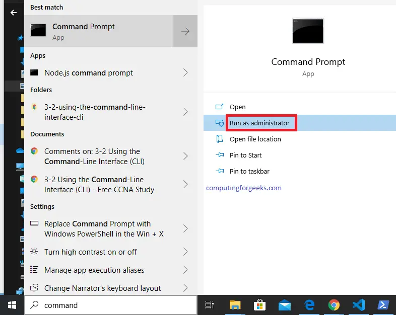 Manage Windows Applications from Command Prompt (CLI) with Chocolatey 1 Search command line install as admin 1
