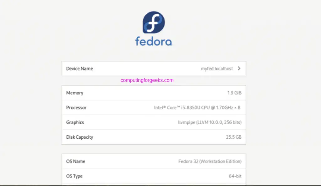 Upgrade Fedora 31 to Fedora 32 Linux Workstation 3 upgrade fedora 31 to fedora complete 1