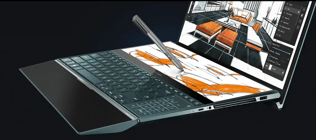 Top 10 Best Laptops for Programmers 2021 4 Asus ZenBook Pro ergo lift