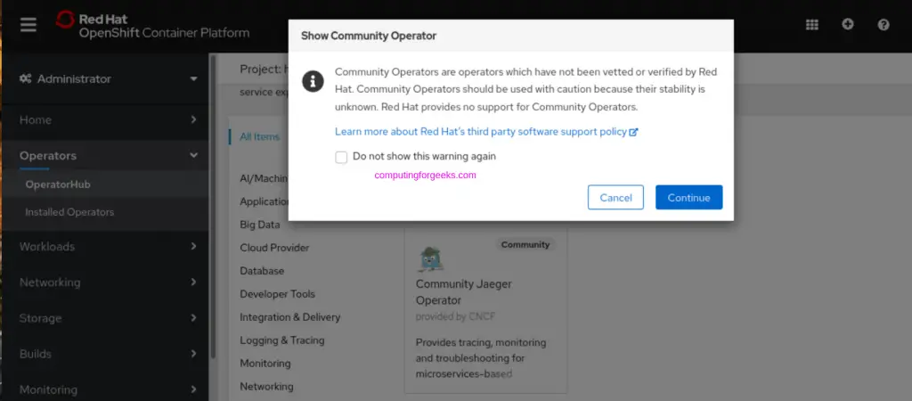 How To Install Istio Service Mesh on OpenShift 4.x 5 install istio service mesh openshift 04