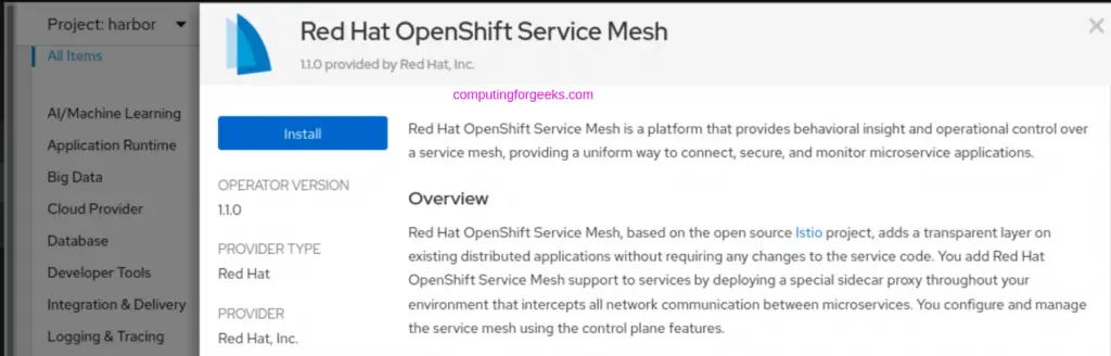 How To Install Istio Service Mesh on OpenShift 4.x 11 install istio service mesh openshift 10