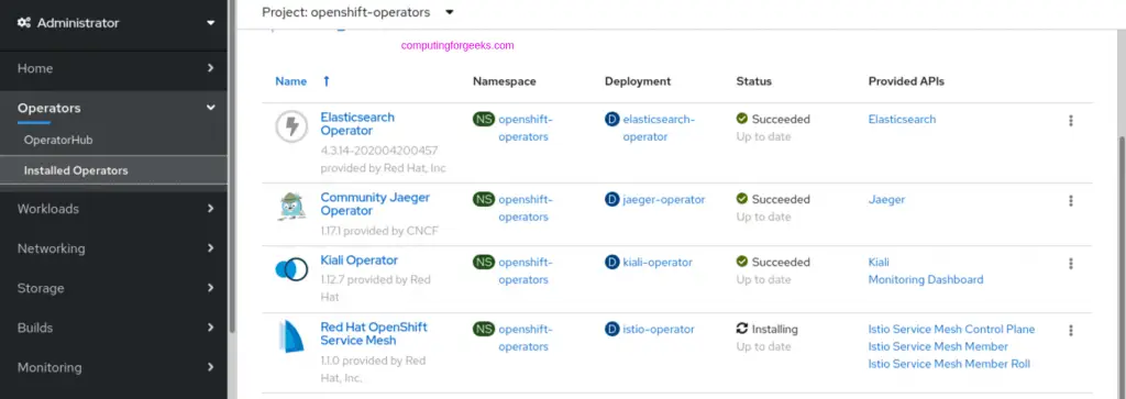 How To Install Istio Service Mesh on OpenShift 4.x 13 install istio service mesh openshift 12