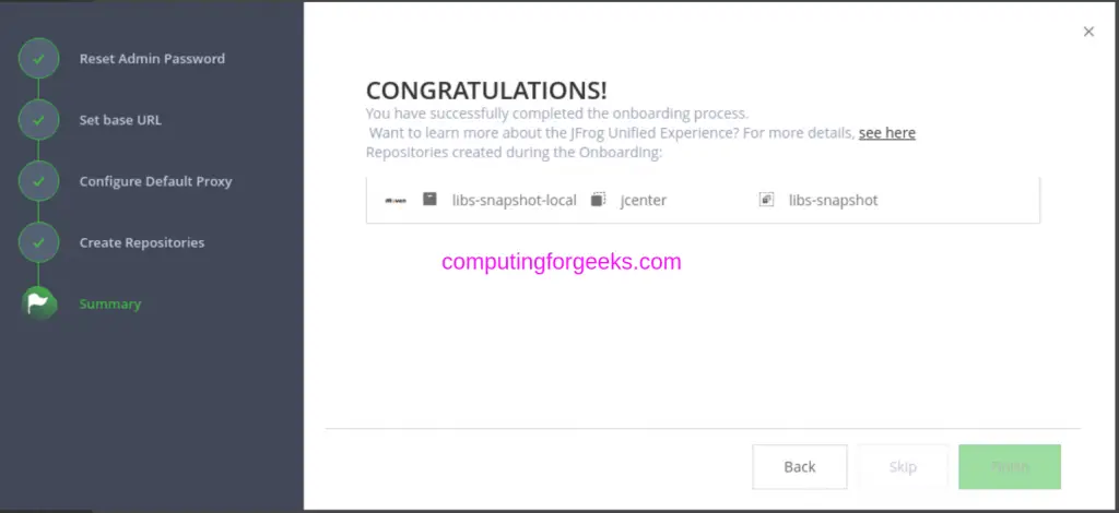 How To Install JFrog Artifactory on CentOS 8 6 install jfrog artifactory ubuntu 06
