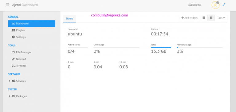 install ajenti control panel ubuntu 02