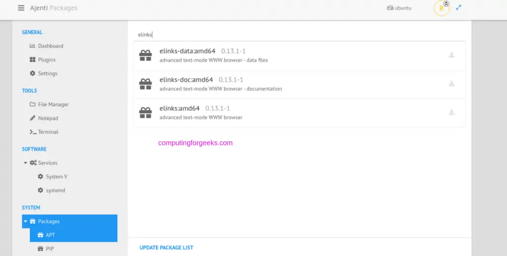 How To Install Ajenti Control Panel on Ubuntu 20.04 4 install ajenti control panel ubuntu 04