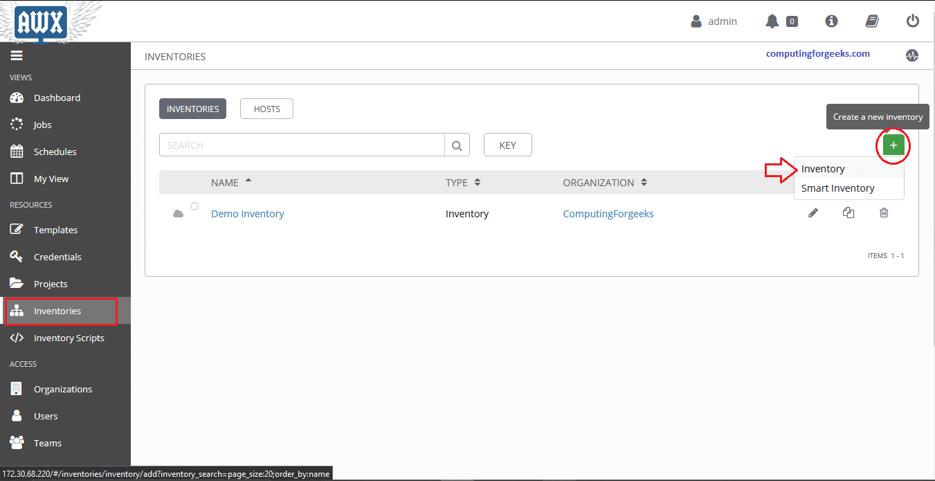 Install Ansible AWX on CentOS 8 / Rocky Linux 8 | ComputingForGeeks
