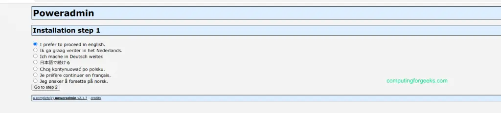 Install PowerDNS on CentOS 8 with MariaDB & PowerDNS-Admin 3 How to install poweradmin on centos 8 1