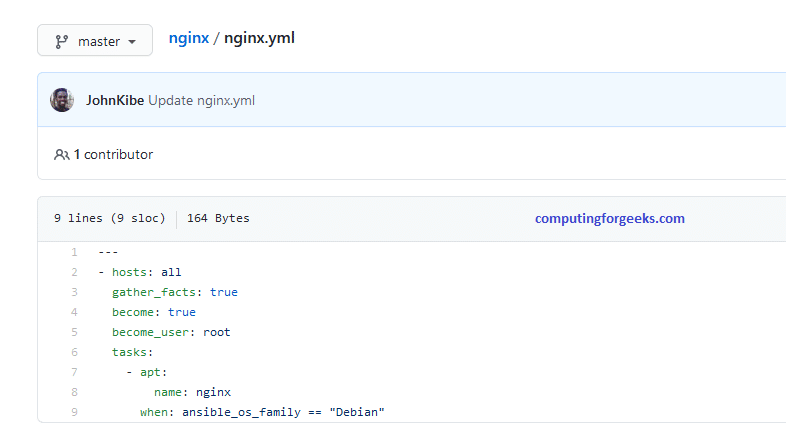 Install and Configure Ansible AWX on CentOS 8 23 Nginx Git yaml