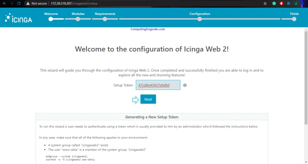 Install and Configure Icinga2 Monitoring Tool on Ubuntu 20.04 4 icinga2 web setup 1
