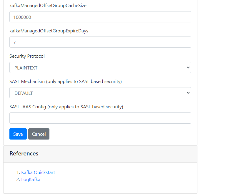 Install and Configure Apache Kafka on Ubuntu 20.04 5 CMAK 4 Add cluster save 1